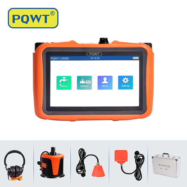 PQWT-L5000 Water Supply Pipeline Leak Location underground water leak detector,leak detector plumbing L5000